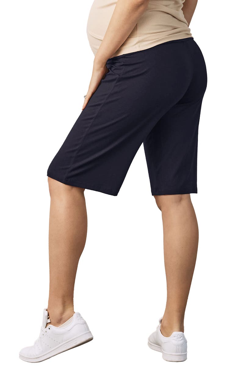 Angel Maternity Straight Leg Maternity Shorts, Alternate, color, 