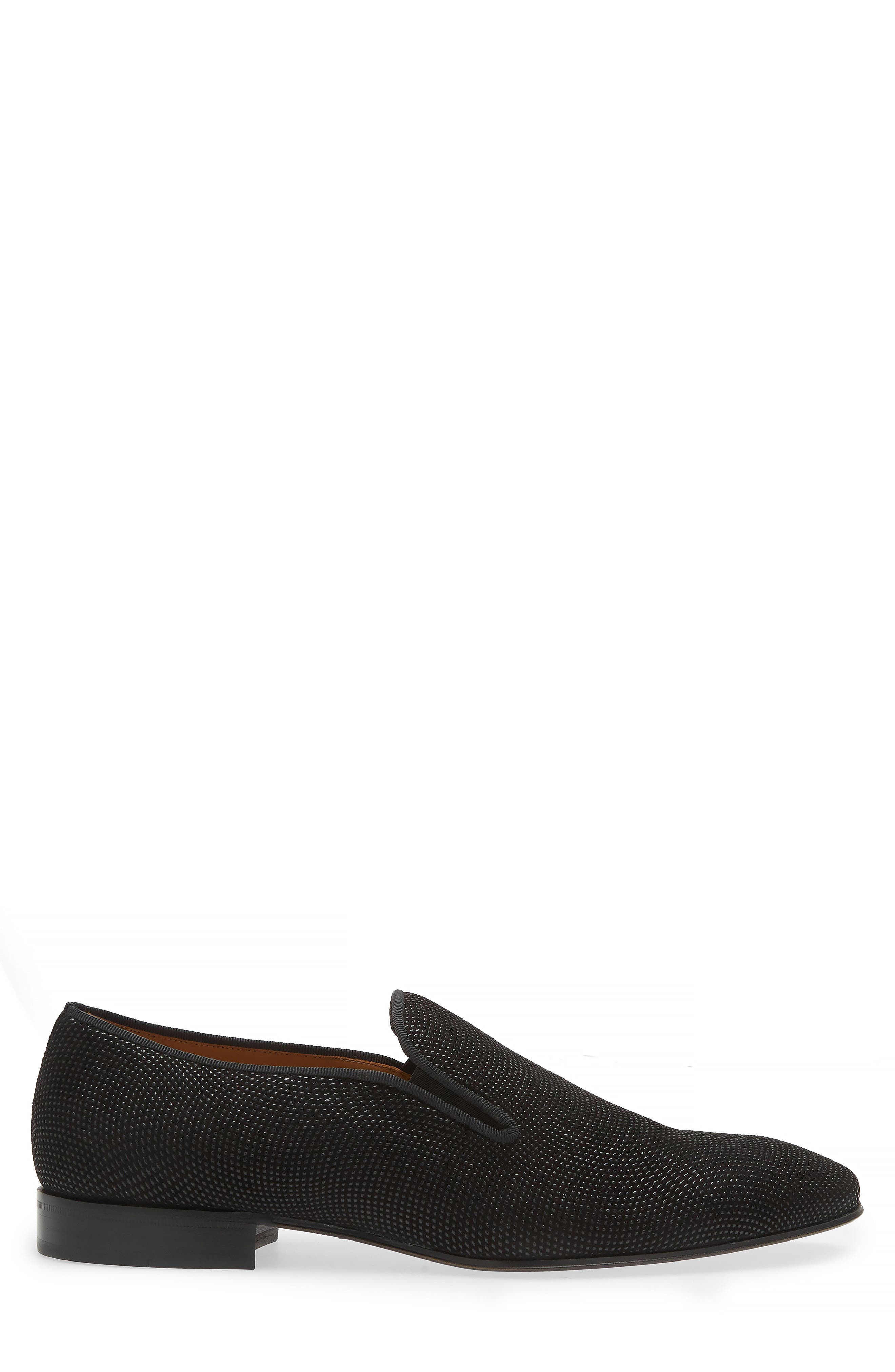 Mezlan Notte Glass Bead Slip-On, Alternate, color, Black