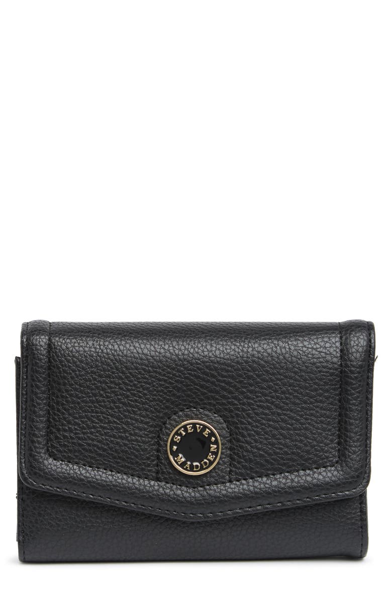 Brett Envelope Wallet, Main, color, BLACK