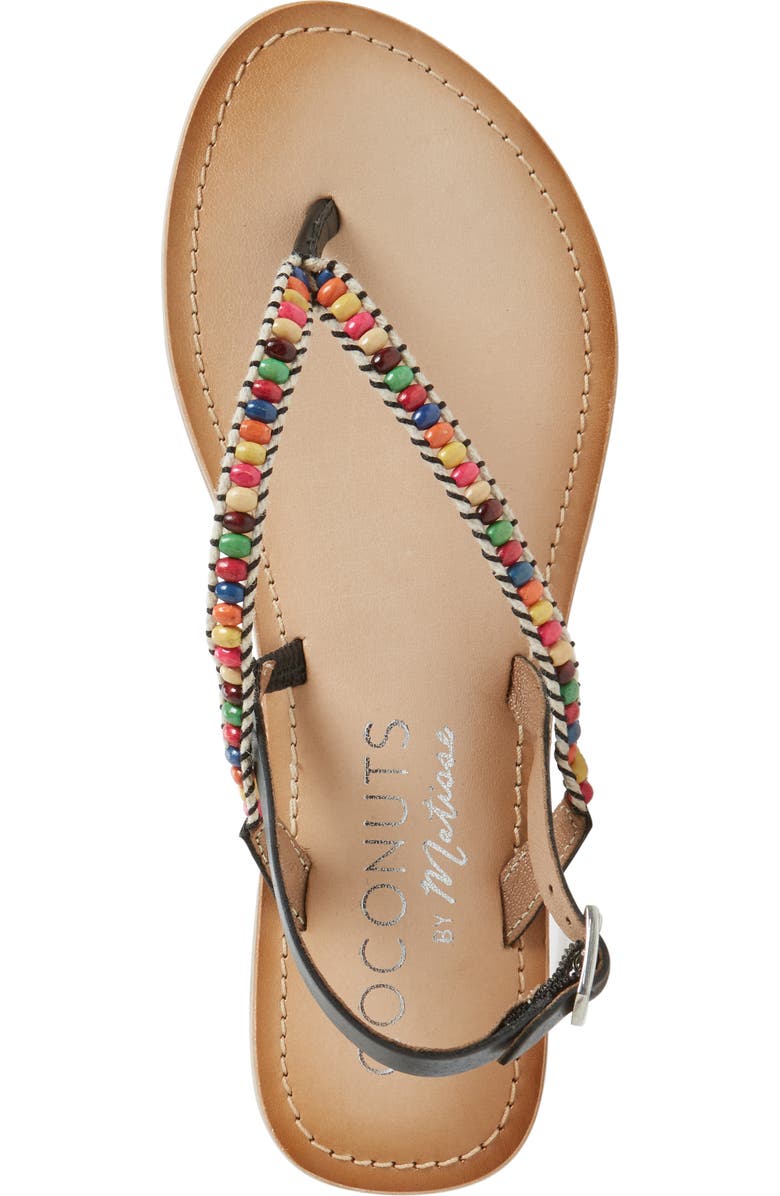 Matisse Coconuts by Matisse Celebration Beaded Sandal, Alternate, color,