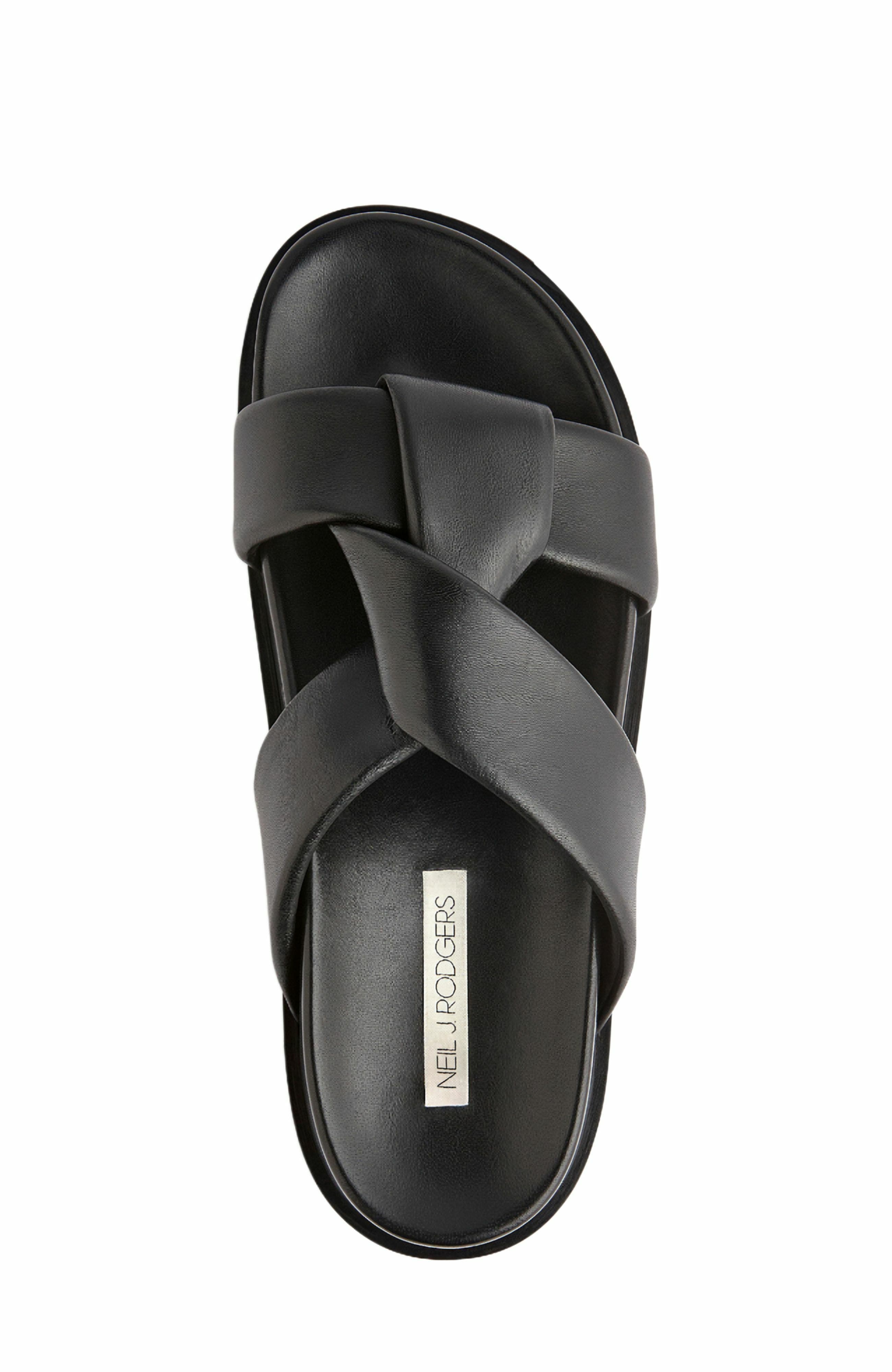 Neil J. Rodgers Obi Sandal, Alternate, color, Black Nappa