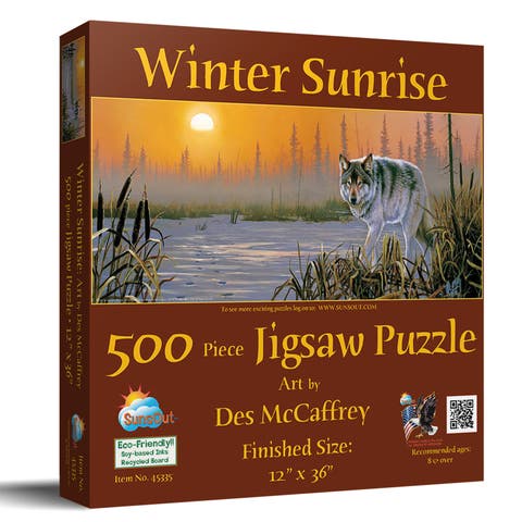 Winter Sunrise 500 piece Jigsaw Puzzle for Adults
