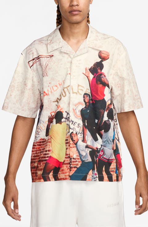Air Jordan Cotton Camp Shirt