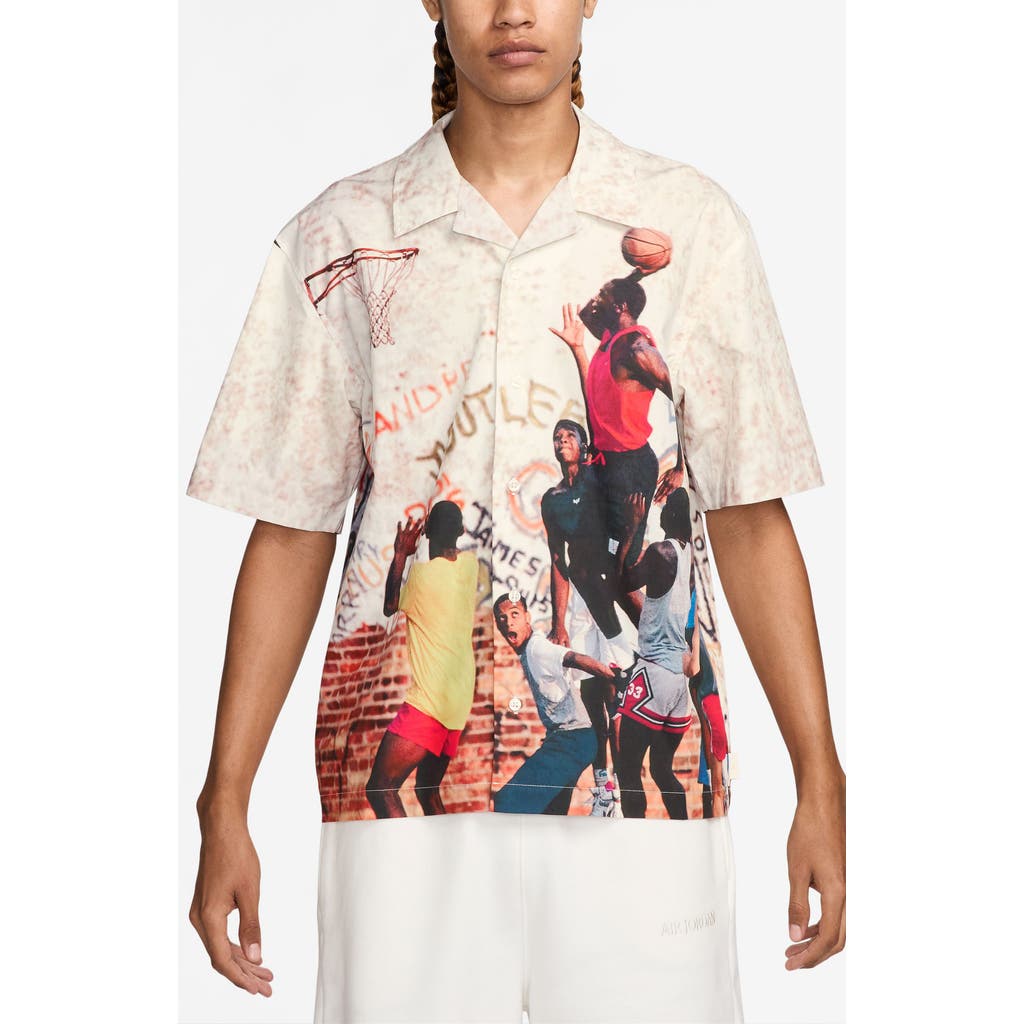 JORDAN AIR JORDAN COTTON CAMP SHIRT