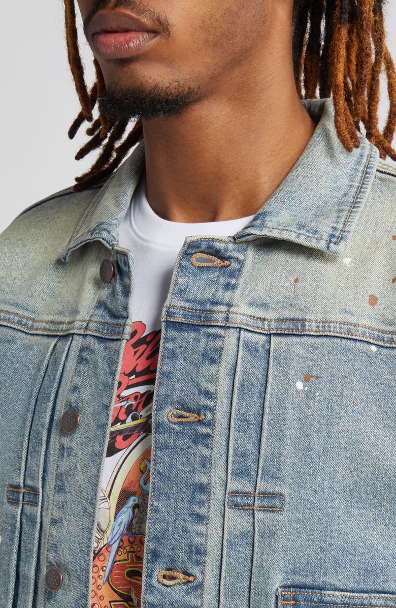 Billionaire Boys Club Dipper Denim Jacket, Alternate, color,