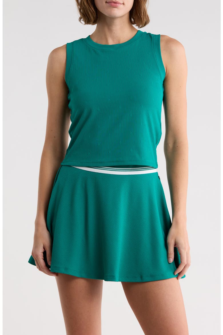 Ellie Ribbed Crop Tank, Main, color, QUETZAL GREEN