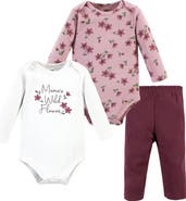 Hudson Baby Cotton Bodysuit and Pant Set