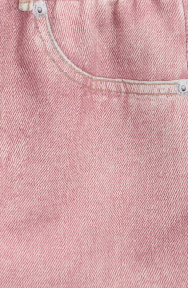 rag & bone Kids' Miramar Terry Miniskort, Alternate, color, Raspberry