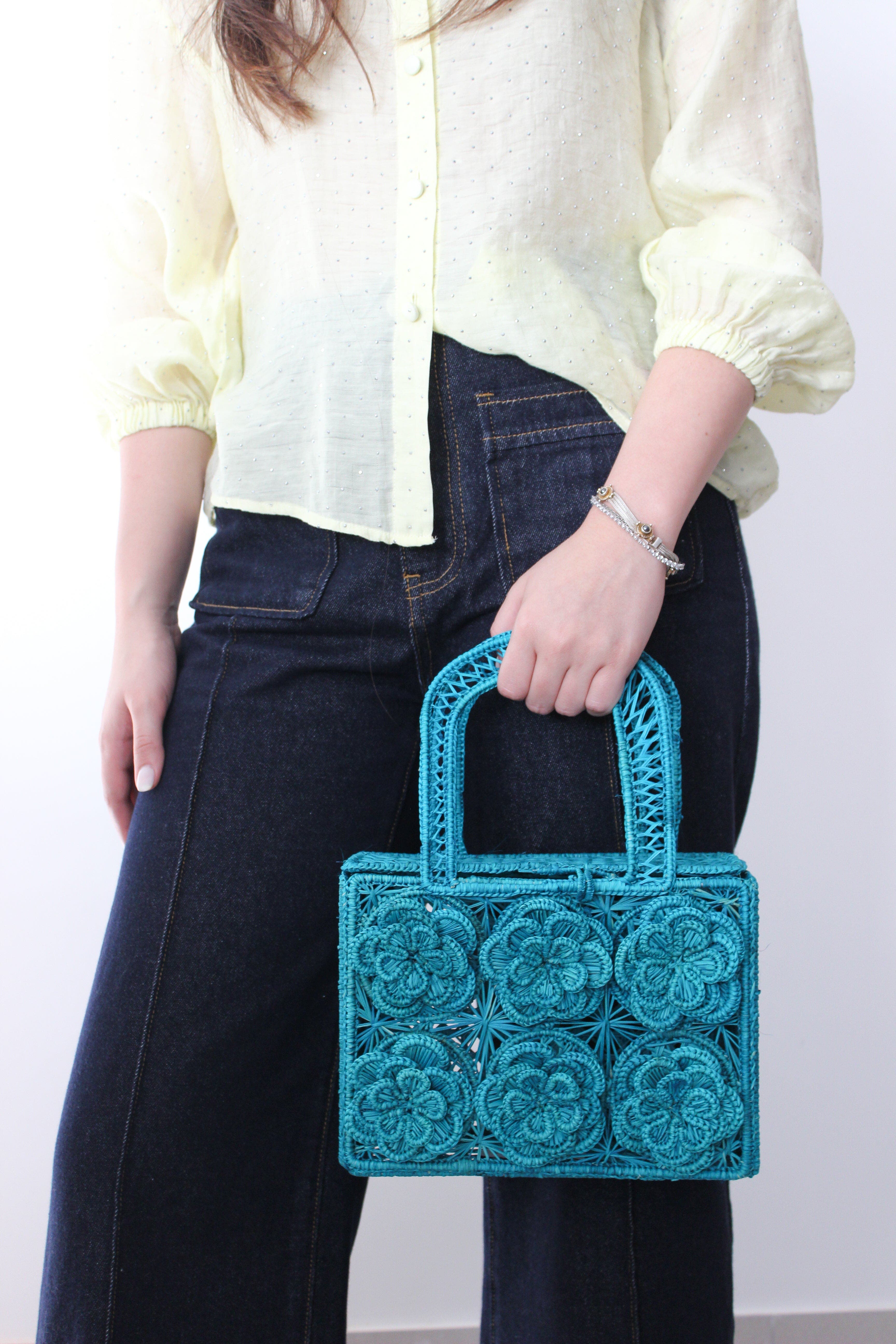 Amazónica Ninka Handbag, Alternate, color, Turquoise