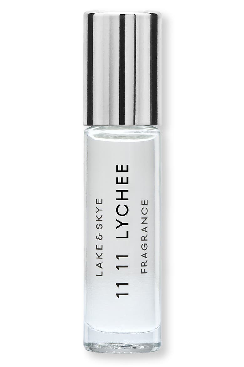 11 11 Lychee Fragrance Oil Rollerball, Main, color, NO COLOR