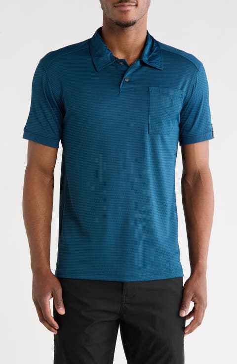 Grid Jacquard Polo