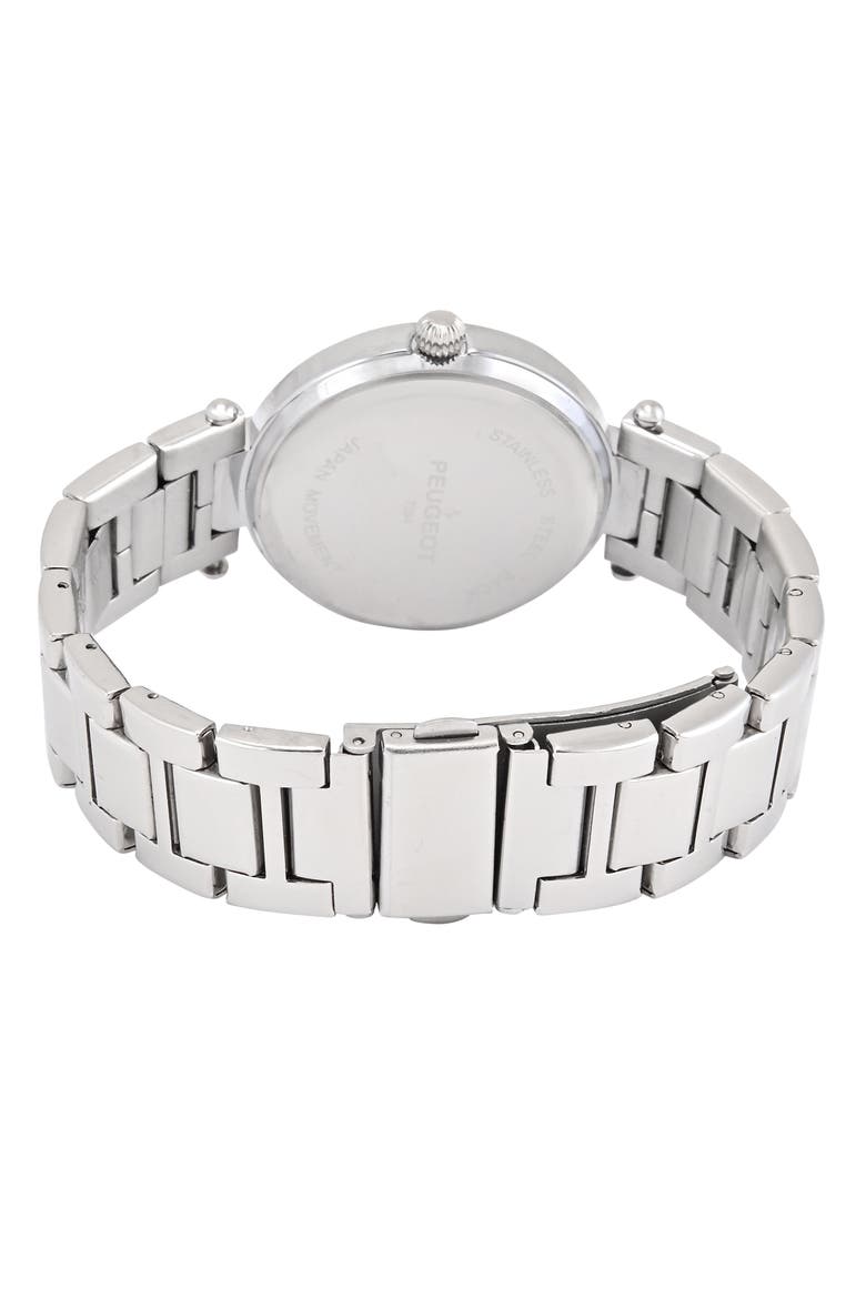 T Bar European Crystal Bracelet Watch- 38MM, Alternate, color, Black