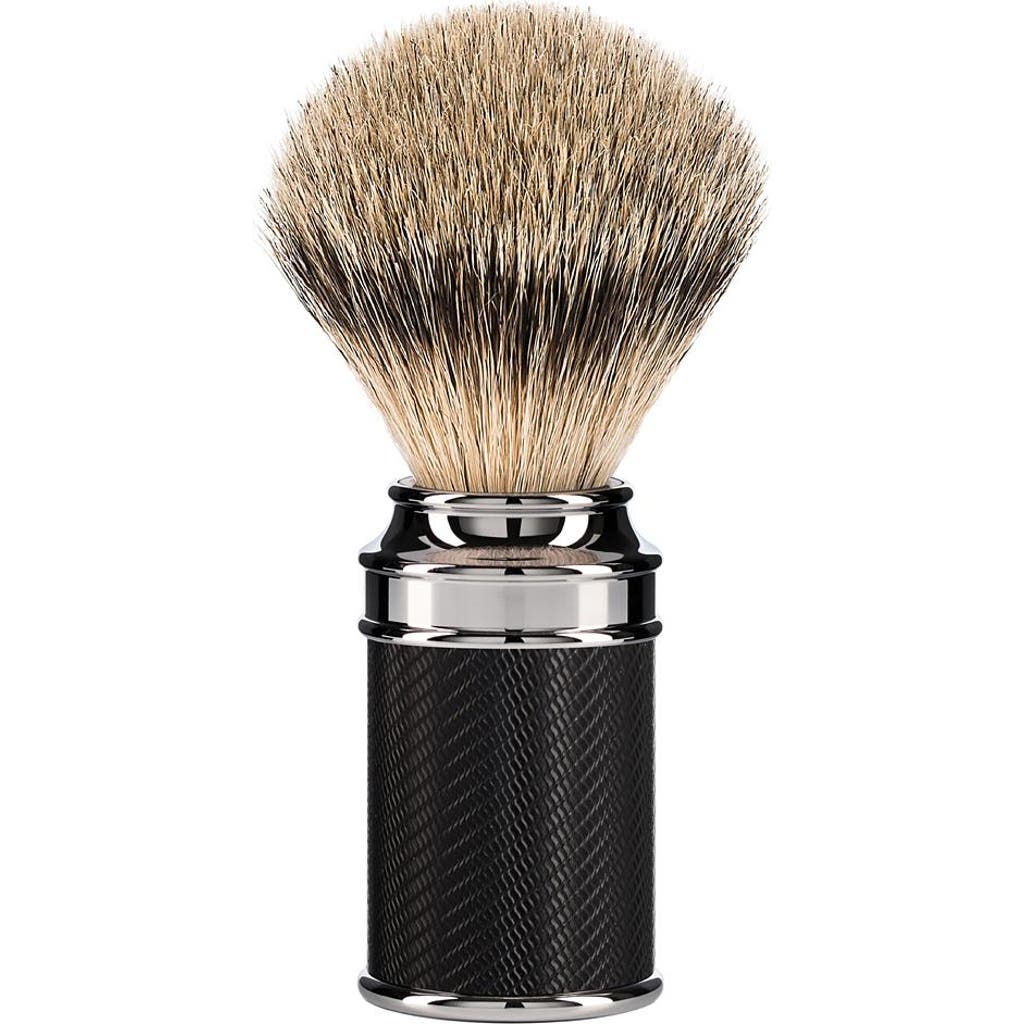 Mühle Traditional Black/chrome Silvertip Badger Shaving Brush