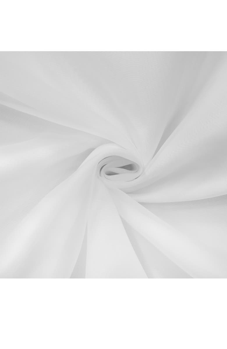 Outdoor Decor by Commonwealth Single Indoor Curtain Panel, Alternate, color, White