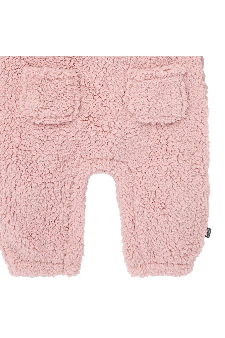 Plush Overall and Long Sleeve Top Set, Alternate, color, Pale Mauve