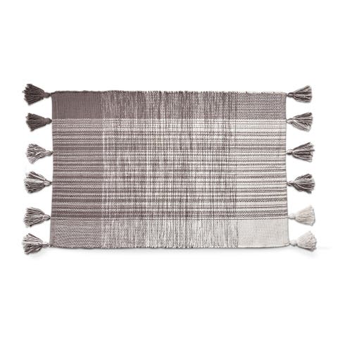 Tag Tassel Plaid Doormat Stylish Home Entryway Rug