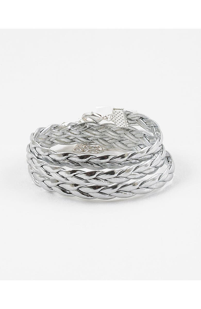 81036316 Silver Wrap Bracelet, Main, color, Silver