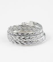 Erin McDermott Jewelry Silver Wrap Bracelet