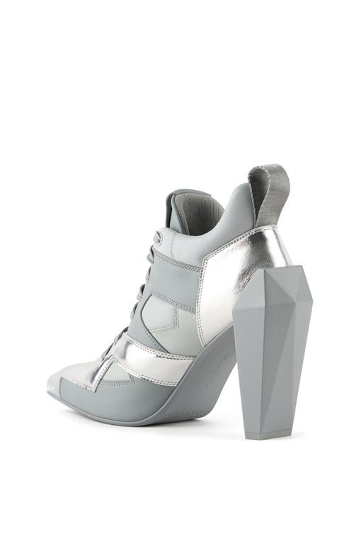 United Nude Gem Sneaker Hi In Silver