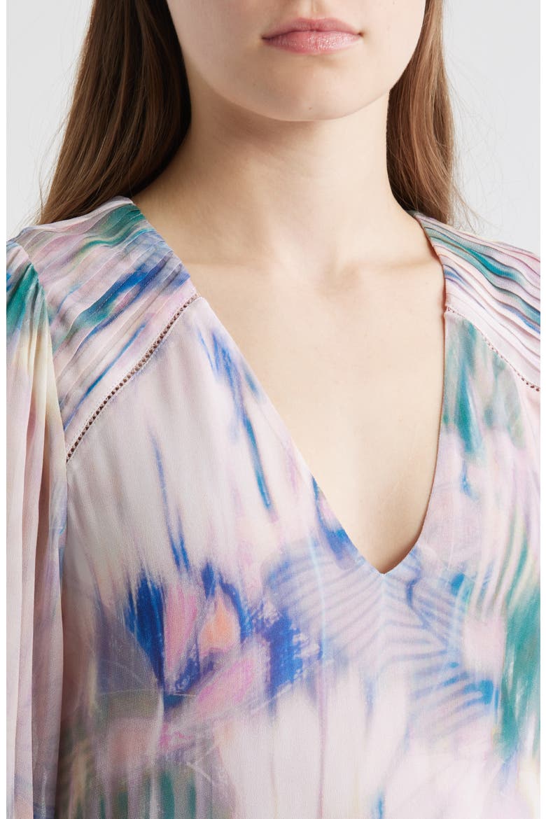 Ditilla Print Long Sleeve Dress, Alternate, color, OPEN MISC