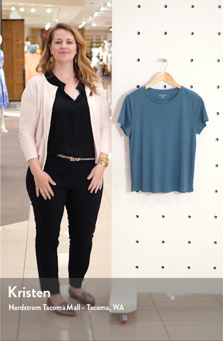 Short Sleeve Tencel<sup>®</sup> Lyocell Tee, sales video thumbnail