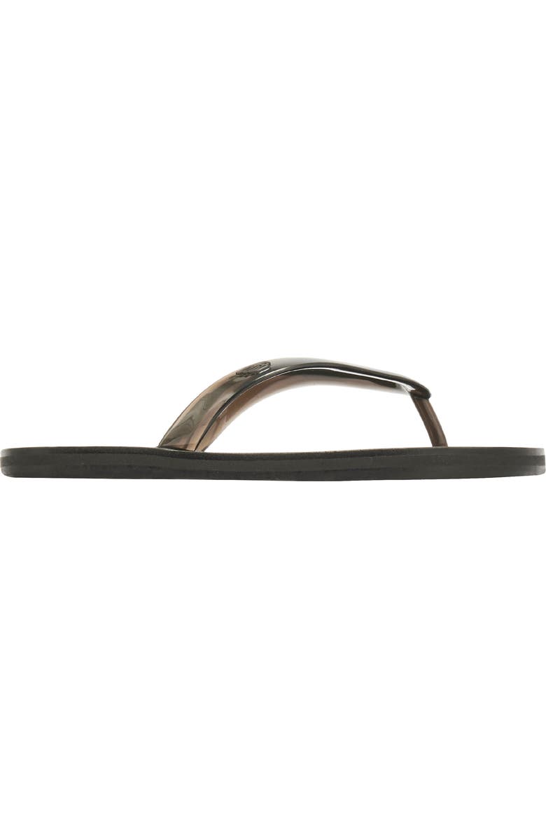 Ancient Greek Sandals Saionara Jelly Flip Flop, Alternate, color, Black