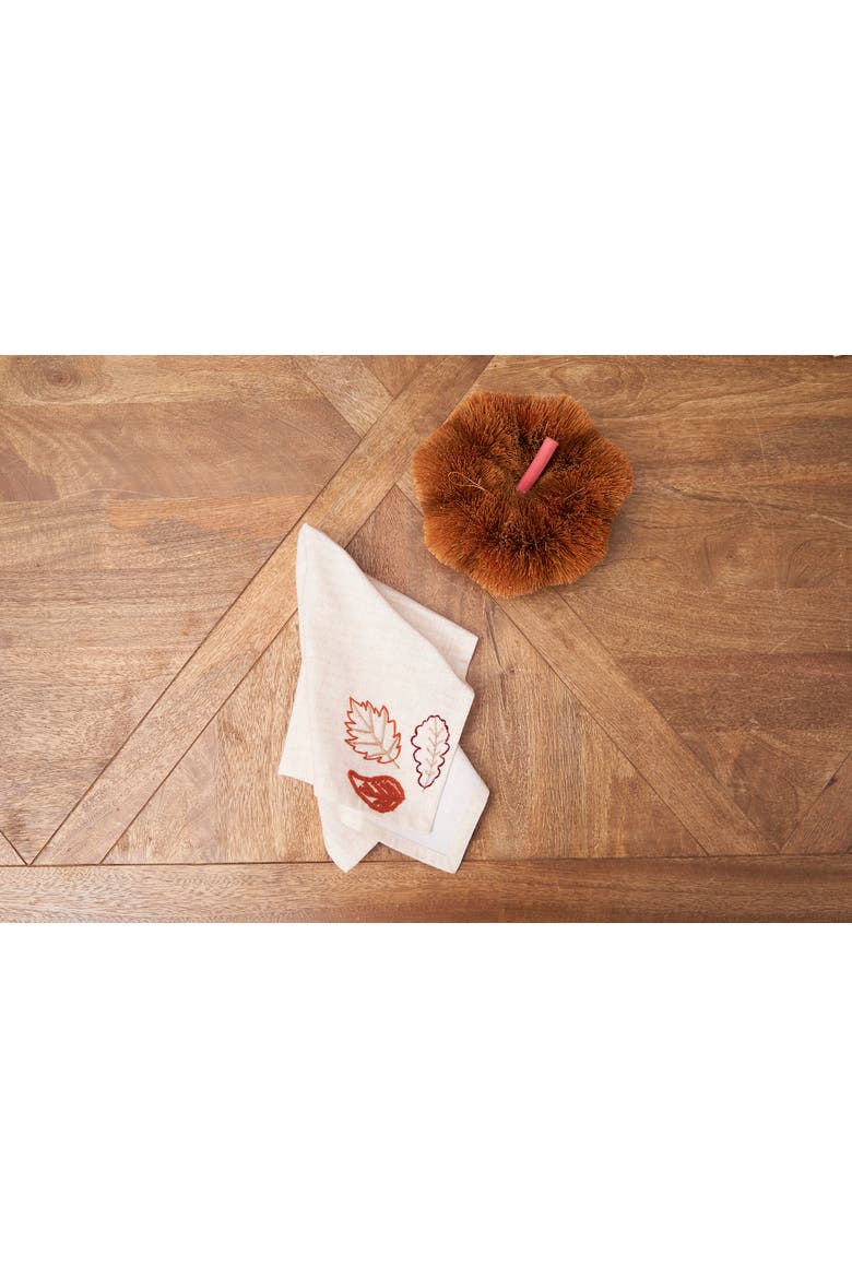 Autumn Botanical Napkin Set of 6, Alternate, color, Red