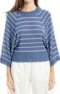 MAX STUDIO Stripe Raglan Sleeve Sweater