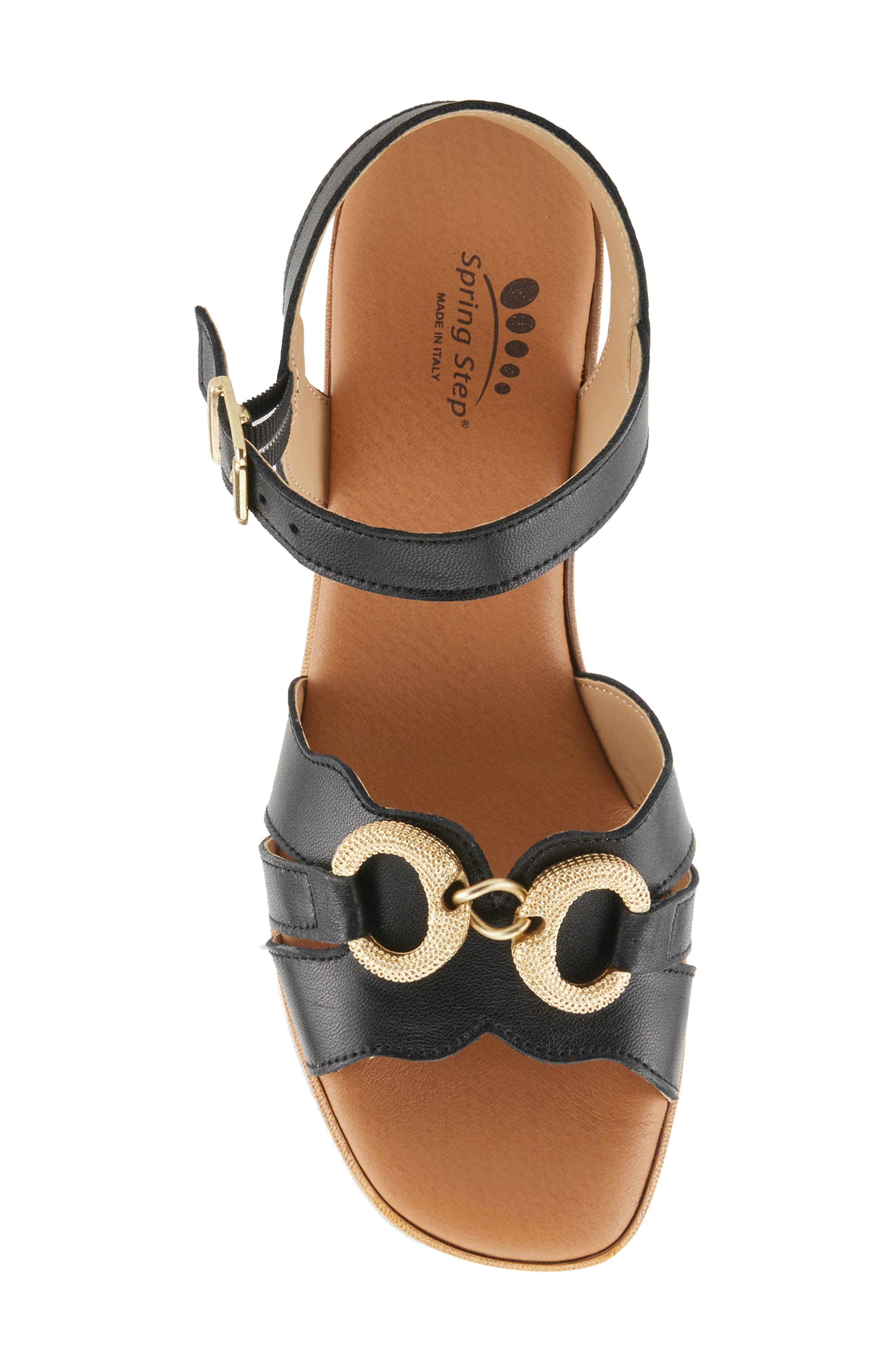 Sardinia Ankle Strap Sandal, Alternate, color, BLACK