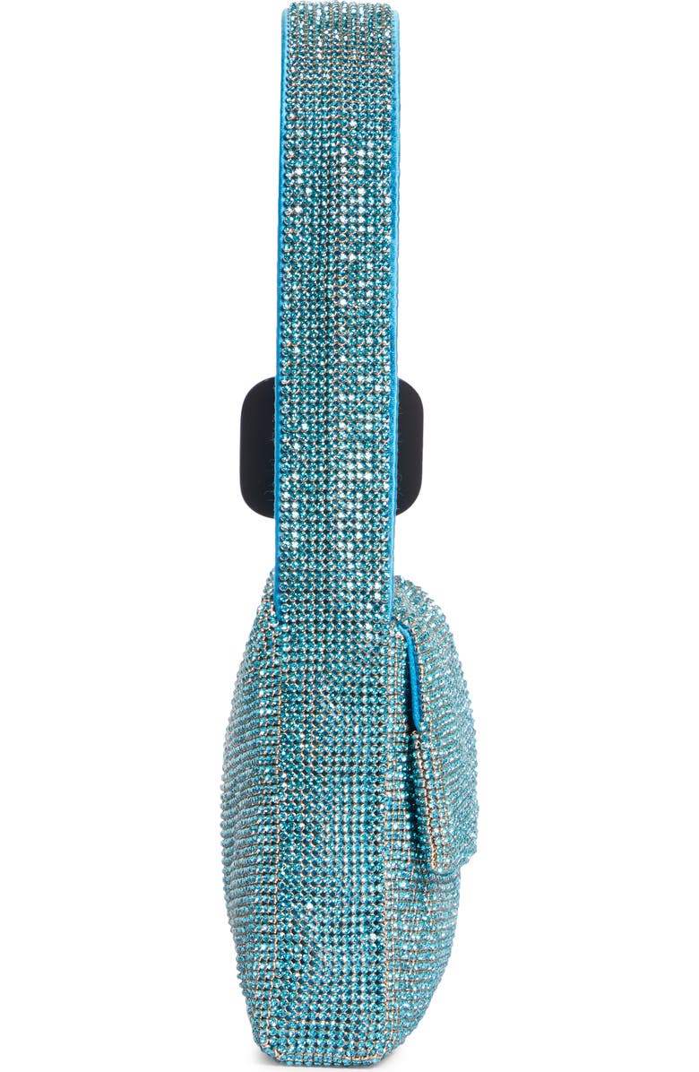 Benedetta Bruzziches Vitty Mignon Crystal Mesh Shoulder Bag, Alternate, color,