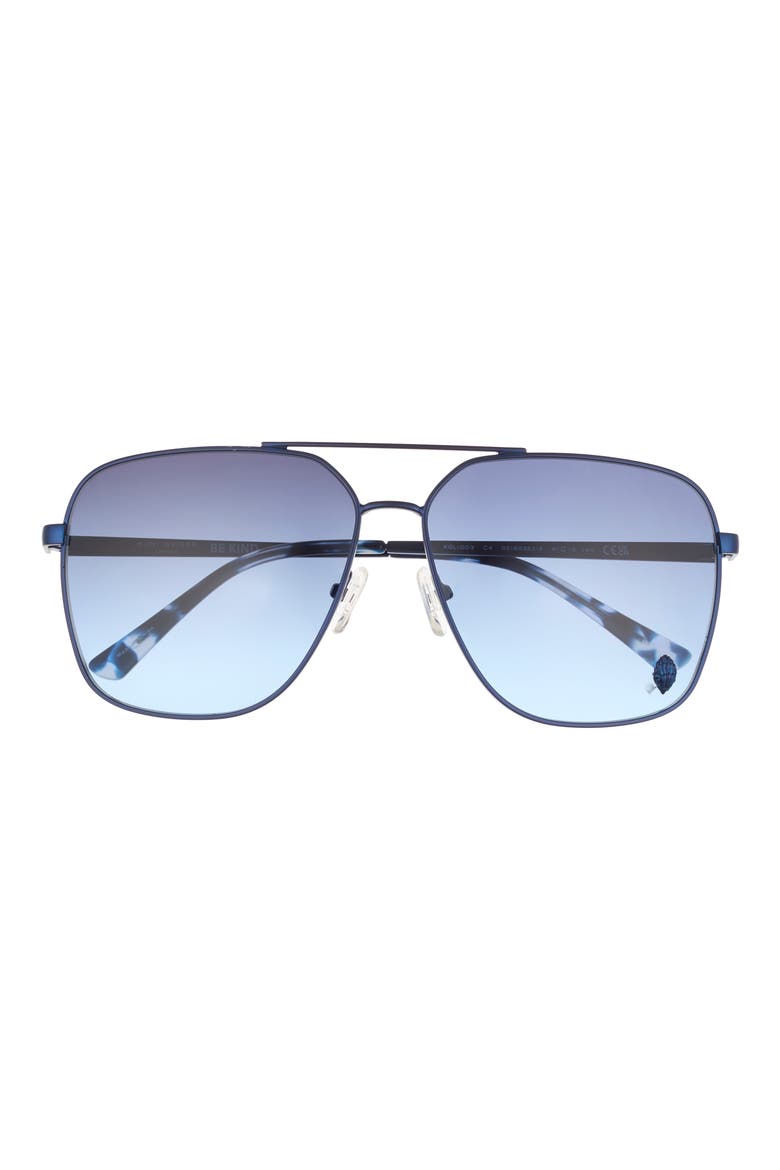 KGL1003 61mm Navigator Sunglasses, Main, color, BLUE