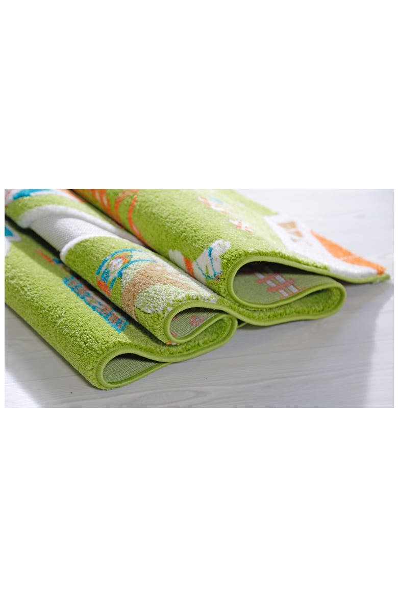 Farm Play Rug, Alternate, color, GREEN