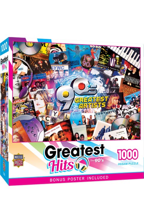 90's Artists 1000 Piece Jigsaw Puzzle