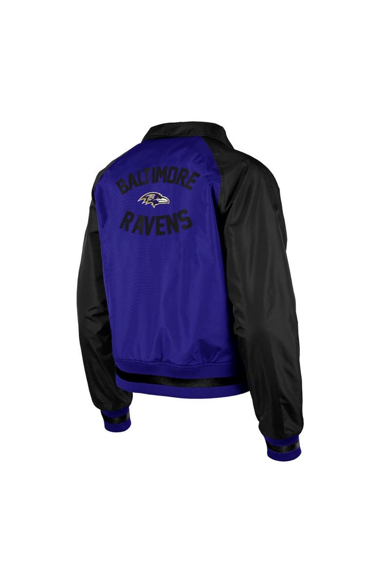 New Era Women's New Era Purple Baltimore Ravens Coaches Raglan Full-Snap Jacket, Alternate, color, 