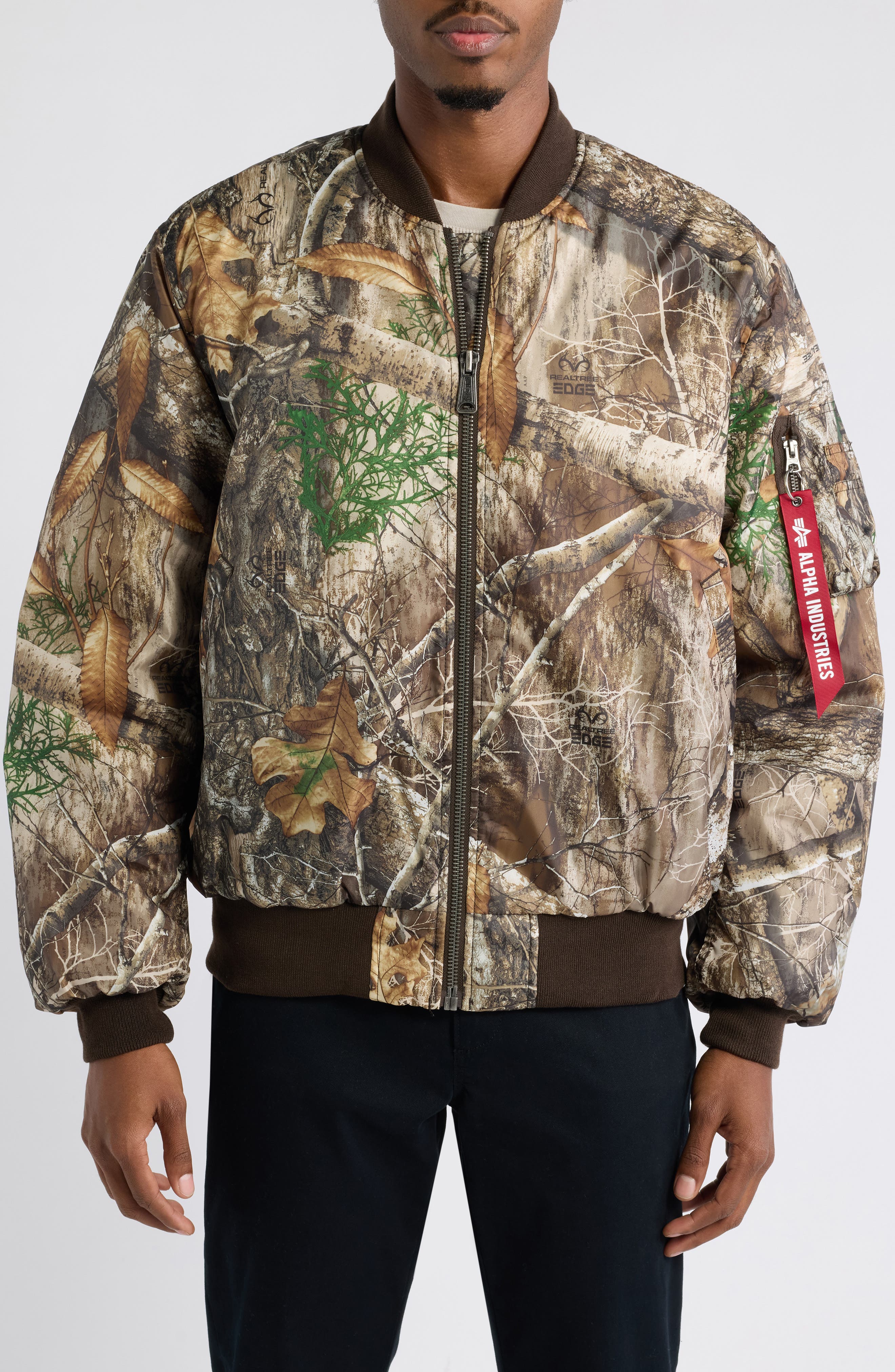 Alpha Industries x Realtree MA-1 Relaxed Camo Bomber Jacket (Men ...