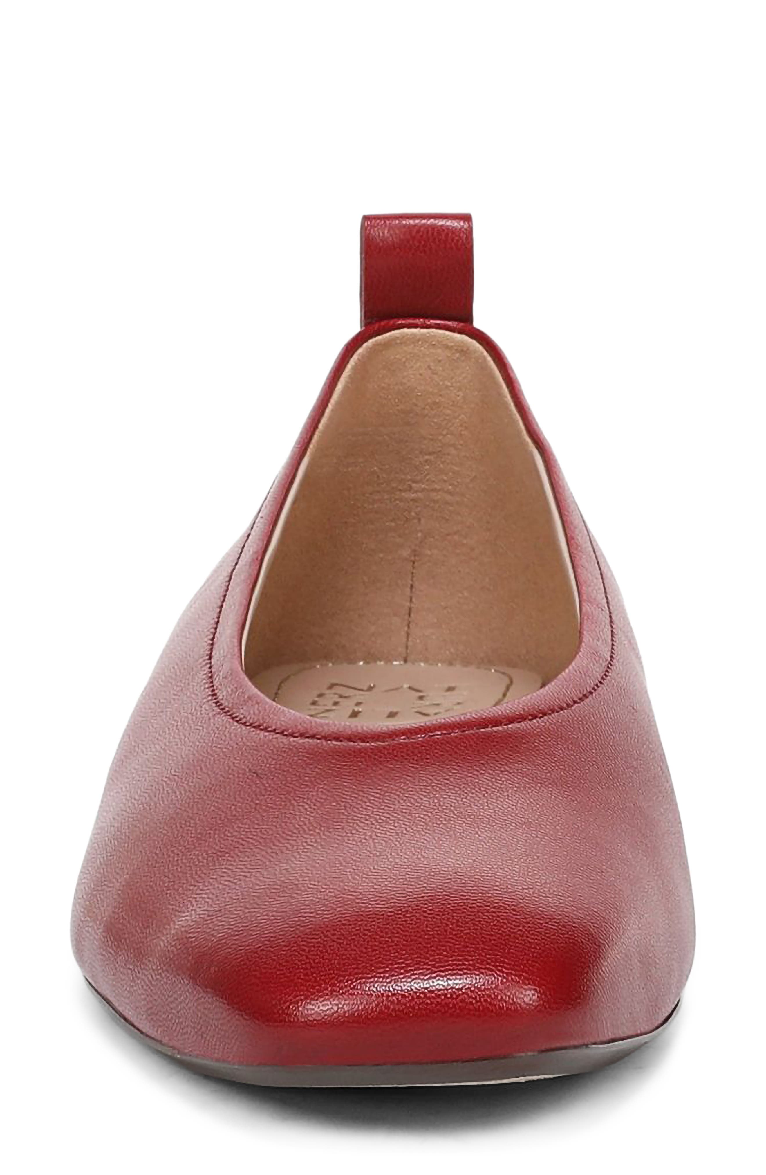 Carla Flat, Alternate, color, HEARTFLAME LEATHER