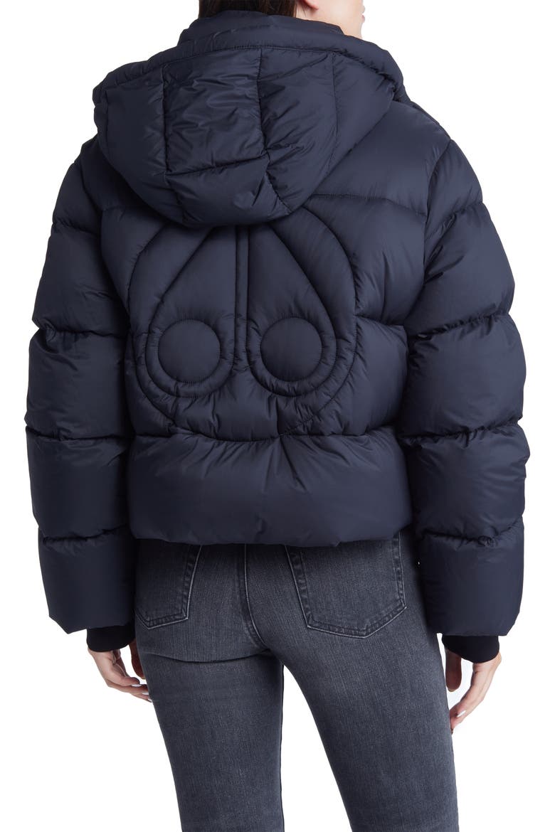 Women's Prospect Down Hooded Puffer Coat, Alternate, color, BLACK