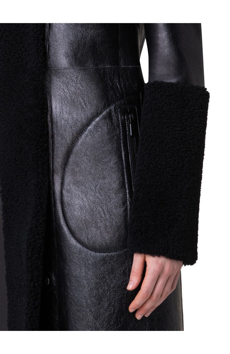 Akris punto Genuine Shearling Coat, Alternate, color,