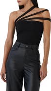 Marcella Opal Convertible One Shoulder Top