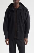 Homme Plissé Issey Miyake Monthly Colors February Pleated Hooded Jacket