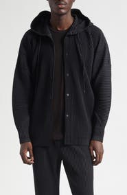 Homme Plissé Issey Miyake Monthly Colors February Pleated Hooded Jacket