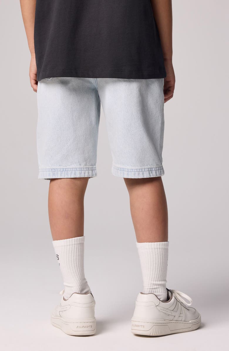 smALLSAINTS by ALLSAINTS Kids' Longline Denim Shorts, Alternate, color, Blue