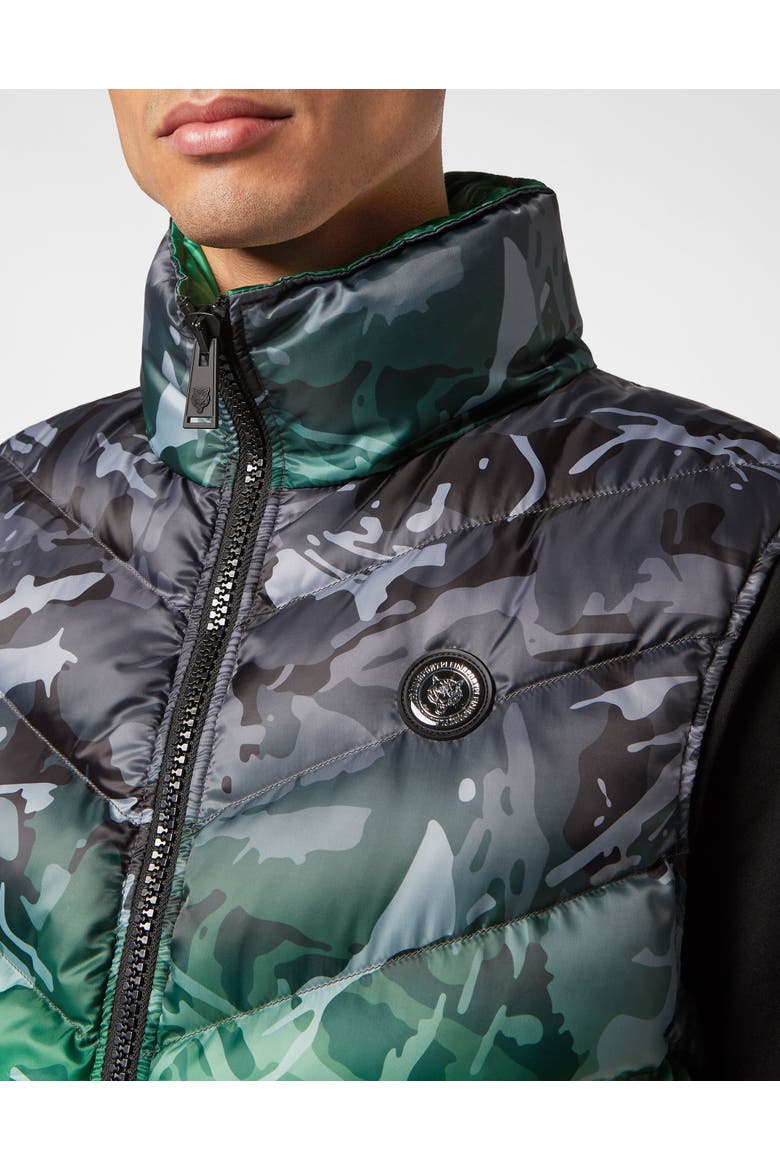 Padded Vest Neon Amazon Edition (camouflage) Men, Alternate, color, black+greenfluo