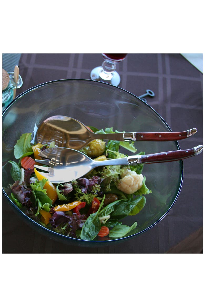 2-Piece Laguiole Connoisseur Rosewood Salad Servers, Alternate, color, WOOD GRAIN