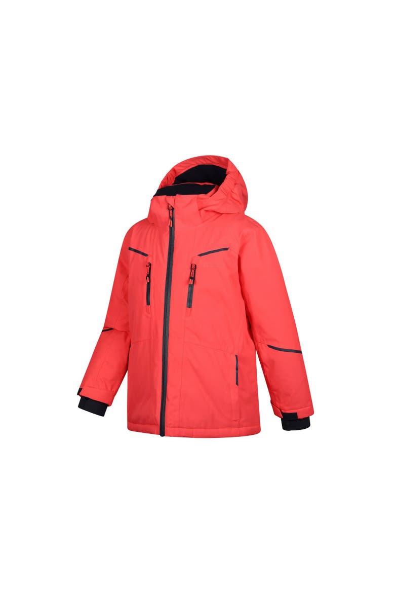 Childrens/Kids Slalom Extreme Waterproof Ski Jacket, Alternate, color, Fiery Coral