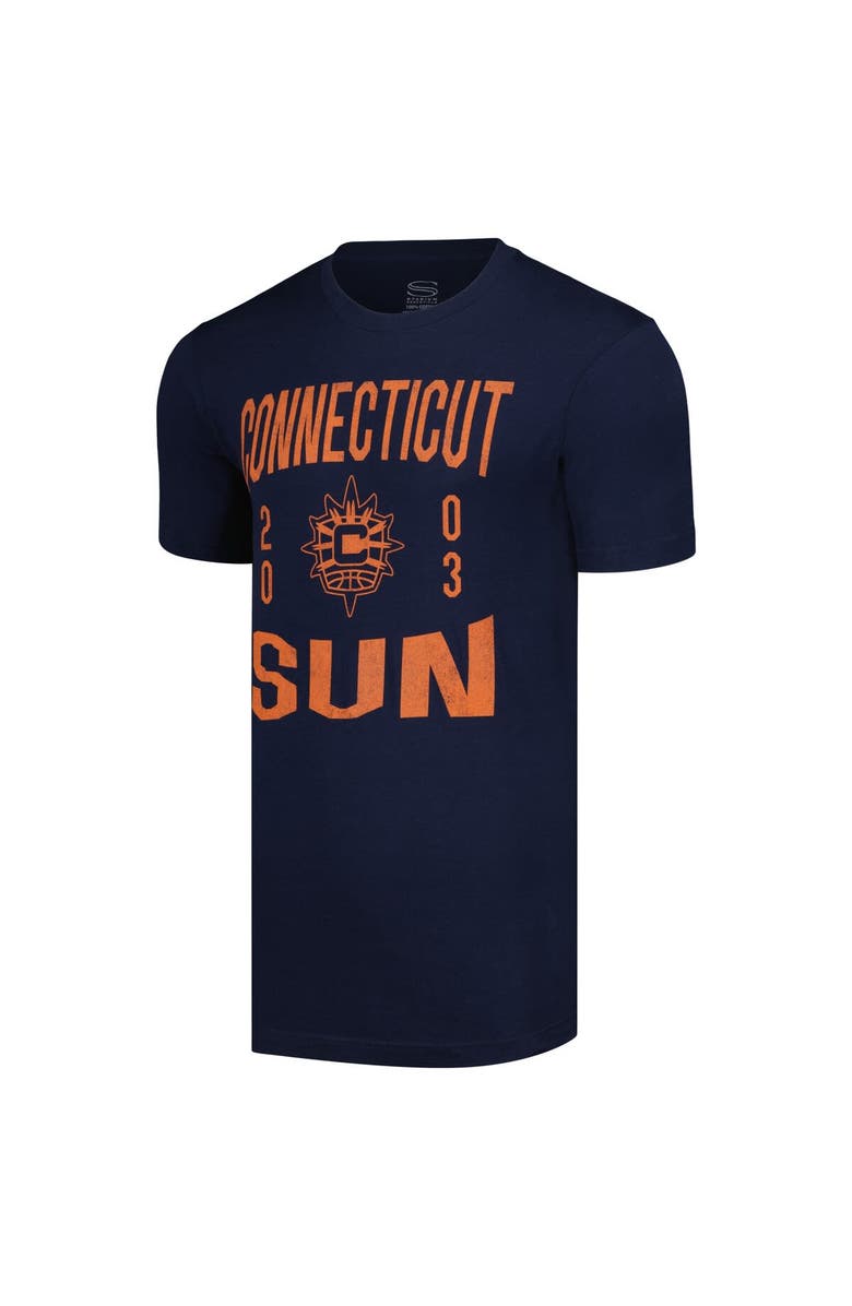 Stadium Essentials Unisex Stadium Essentials  Navy Connecticut Sun City Year T-Shirt, Alternate, color, Navy