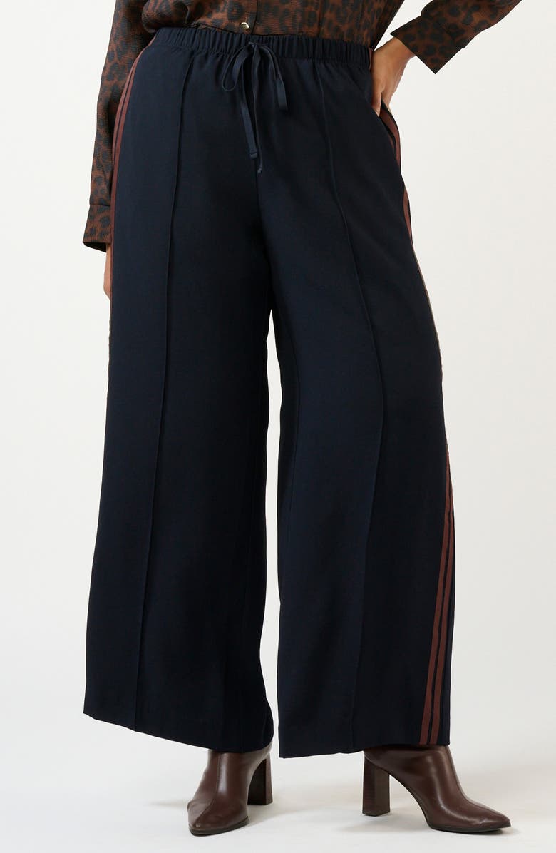 Estelle Jesse Wide Leg Pants, Main, color, Navy/ Chocolate