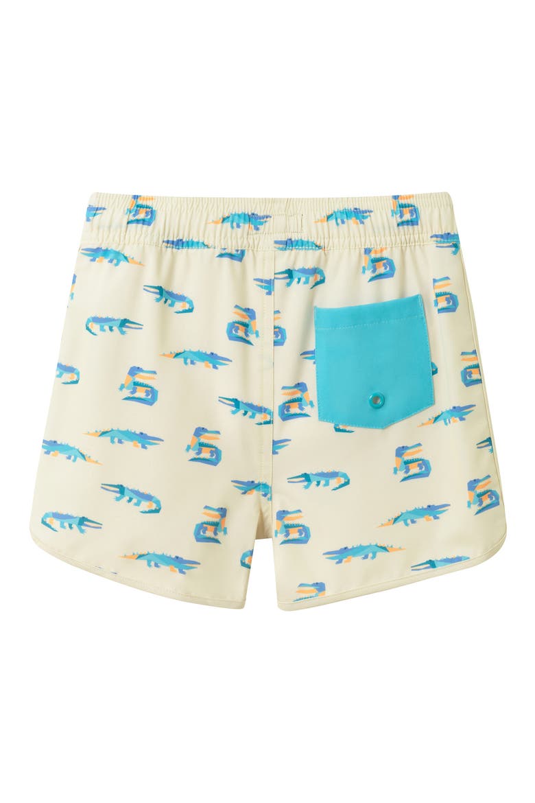 Kids' Volley Swim Trunks, Alternate, color, LIME GATOR