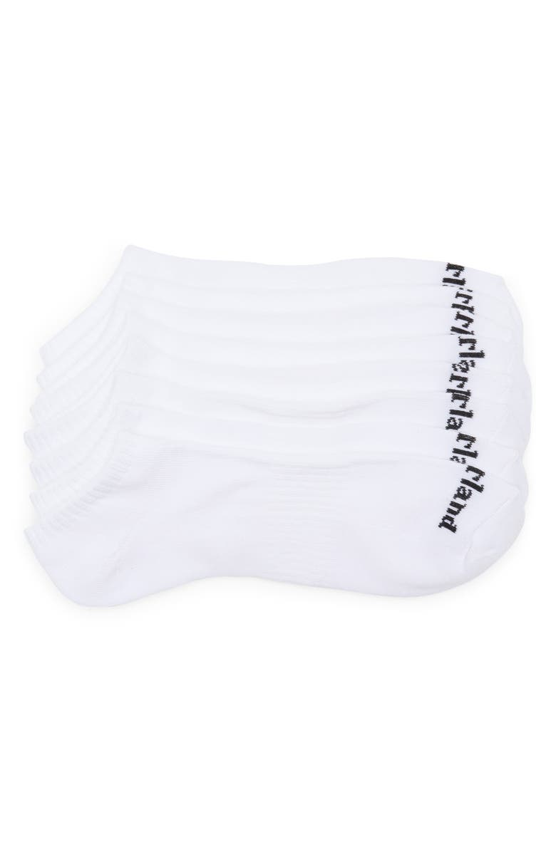 Timberland Core Basics 4-Pack No-Show Socks, Main, color, White