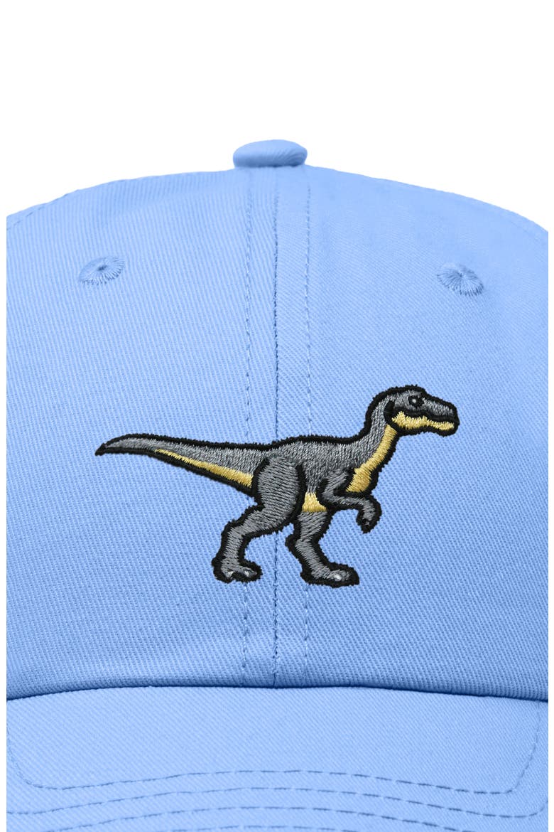 Velociraptor Dad Cap, Alternate, color, Light Blue